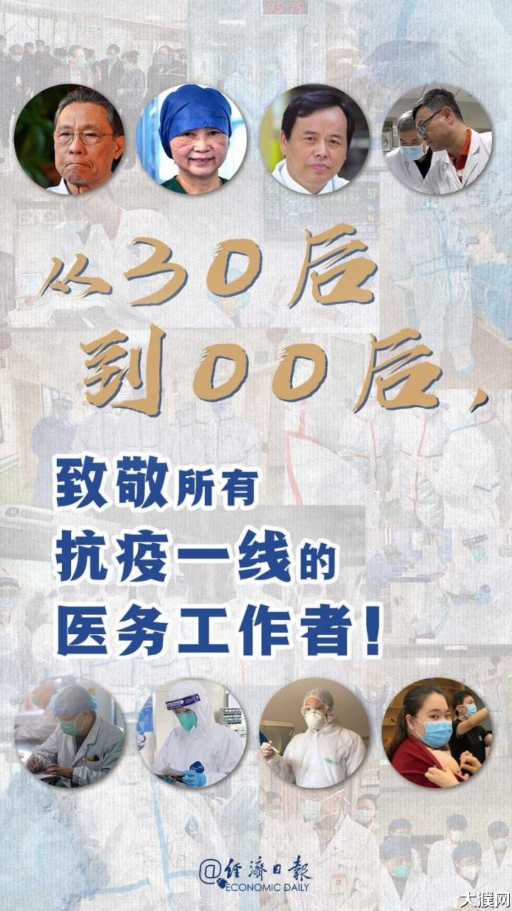 从30后到00后,致敬所有抗疫一线的医务工作者!